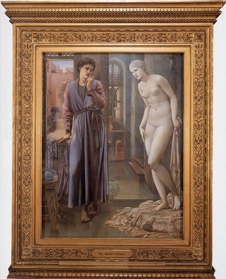 Burne-Jones Edward Coley - Pygmalion Image II - la main se retient.jpg